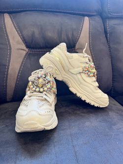 Skechers Premium Heritage Jeweled Sneaker Shoes 8