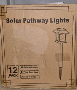Solar Pathway Lights 12-Pack