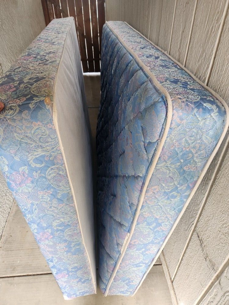 Old Mattress  And Box Spring