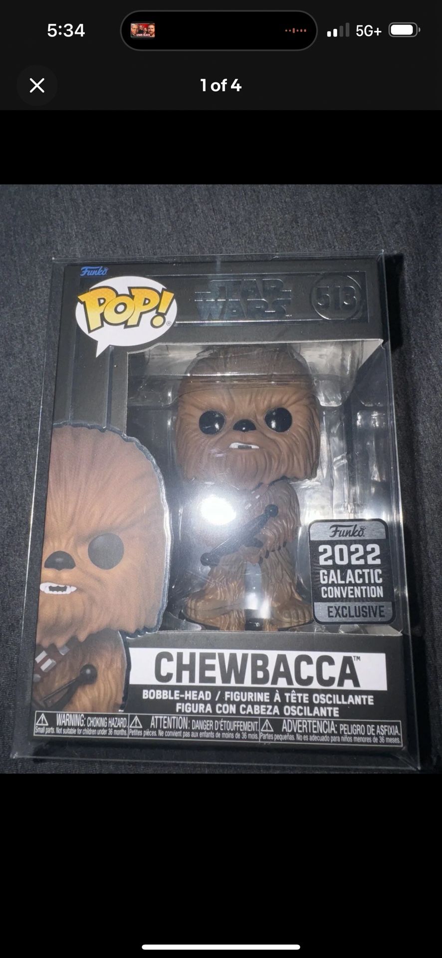 Funko Pop! Vinyl: Star Wars - Chewbacca - Funko Web (FW) (Exclusive) #513