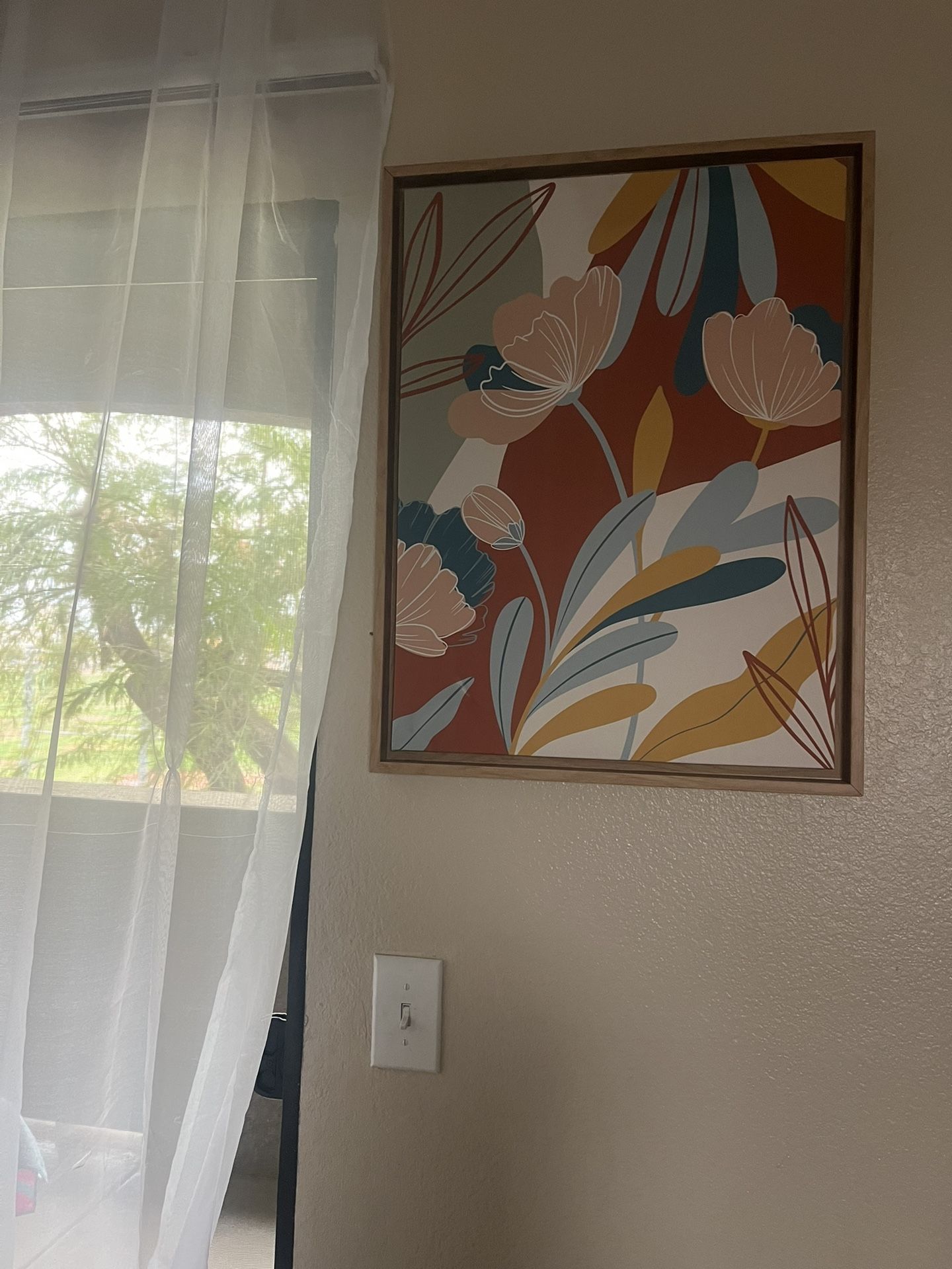 Floral Framed Canvas