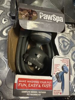 Paw Spa Oxigenics, Indoor Outdoor Pet Washing Kit 
