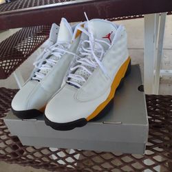 Yellow Retro  13 Jordans 