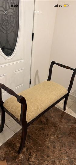 Wood bench