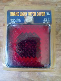 BRAKE LIGHT HITCH COVER FITS 2" TRAILER HITCHES