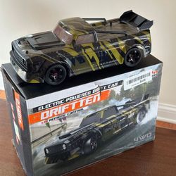 Remote Control Drift Cars,  1:18 Scale 2196 Black, 4WD Off -Road, HAIBOXING