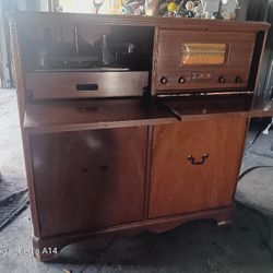 Antique Wilcox Home Stereo Recording Studio