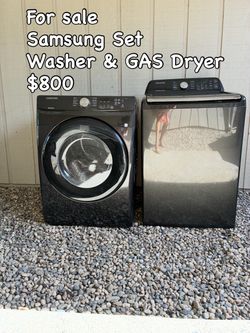 Samsung Washer & GAS Dryer Set
