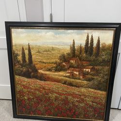 Textured Landscape Painting 