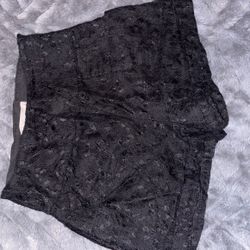 Black Lace Shorts Size S