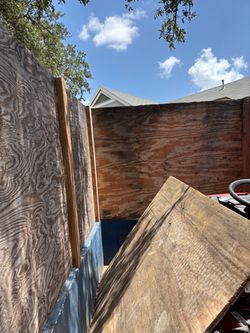 Dumped trailer