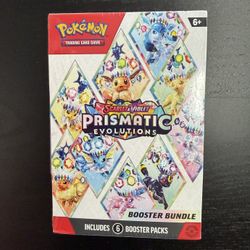 Pokemon Prismatic Evolutions Booster Bundle - 6 Packs