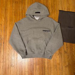 Essentials Fear of God Dark Oatmeal Hoodie