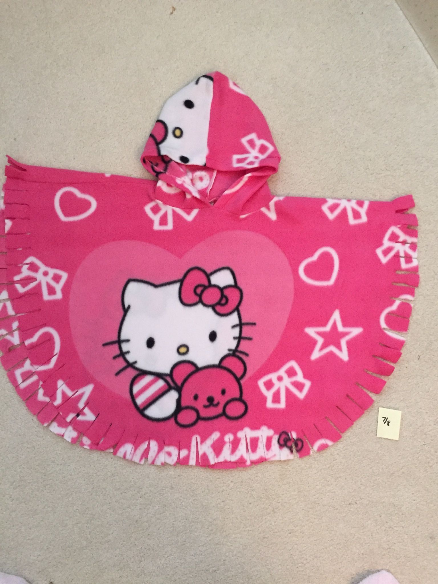 Hello Kitty Fleece Cover Up - Size 4/5