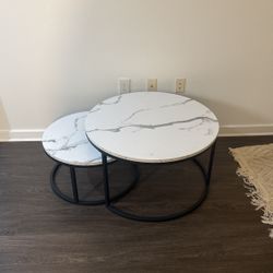 Coffee Table Round Set of 2 