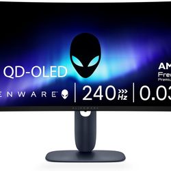 Alienware - AW3425DW 34" QD-OLED Curved WQHD 240Hz .03ms FreeSync #2076V Y5