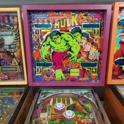 The Incredible Hulk gottlieb pinball machine