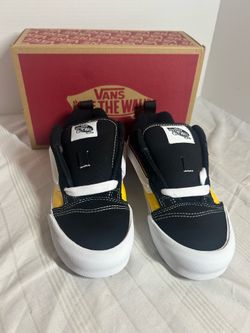 Vans Knu Skool Flame Black Red VN000EGCY09 Youth 4Y Womens 5.5/6 New W Box