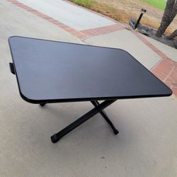 Excellent Condition Black Sit Stand Hydraulic Lift Deskop Table Top Computer Desk Table Unit
