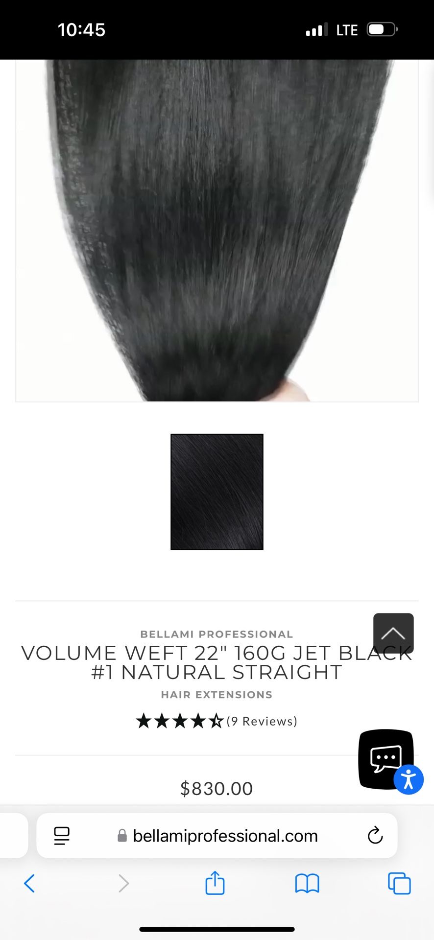 Bellami Weft Hair Extension