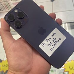 Purple 14 Pro Max Unlocked. Cash Or $10 Down W Approval 
