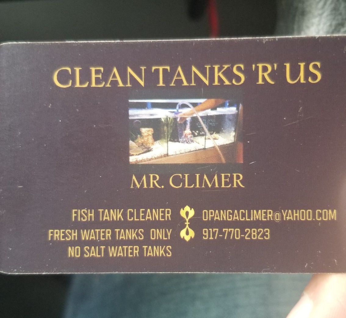 FISH TANK CLEANING