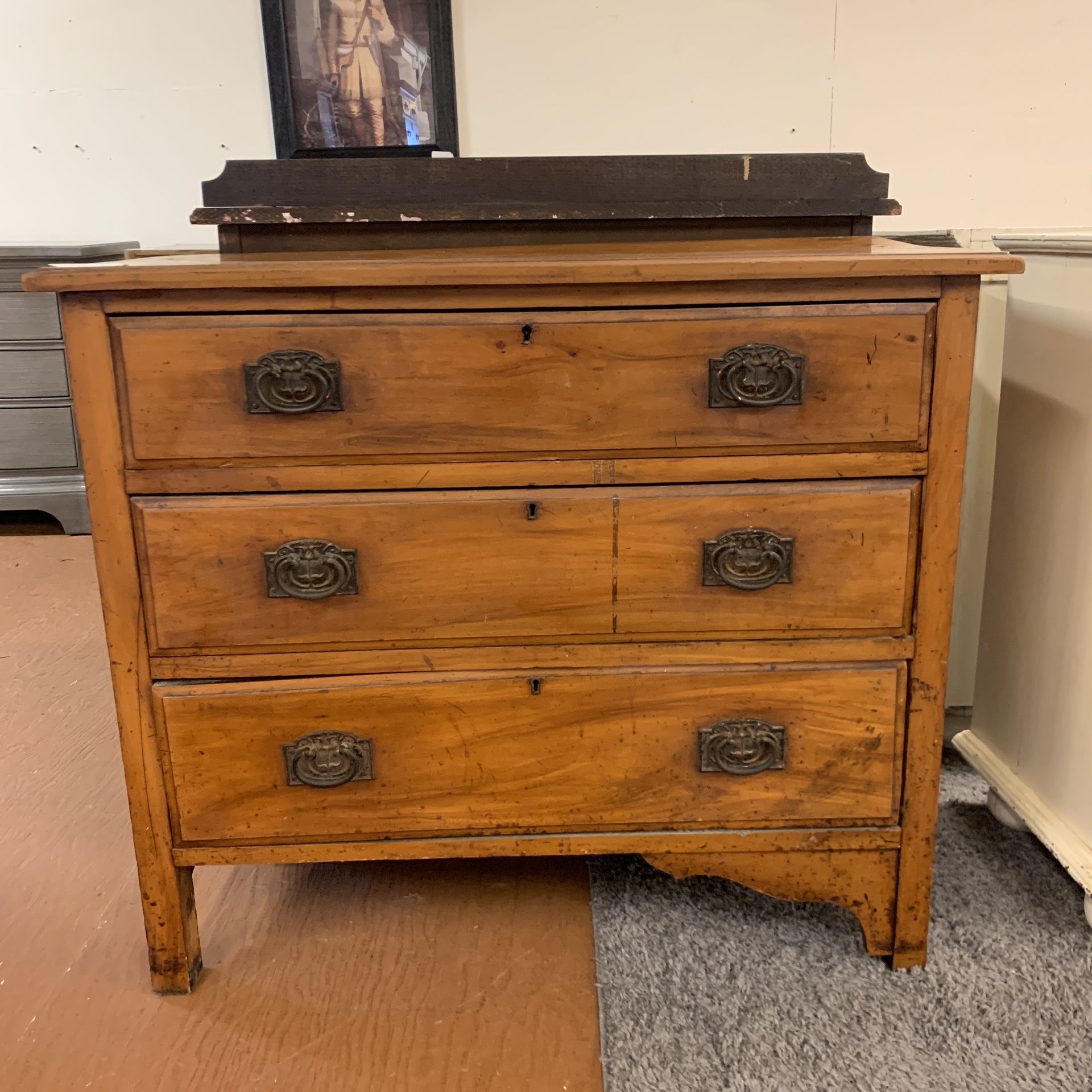 Antique Light Wood Dresser