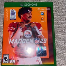 Madden 20 Xbox One
