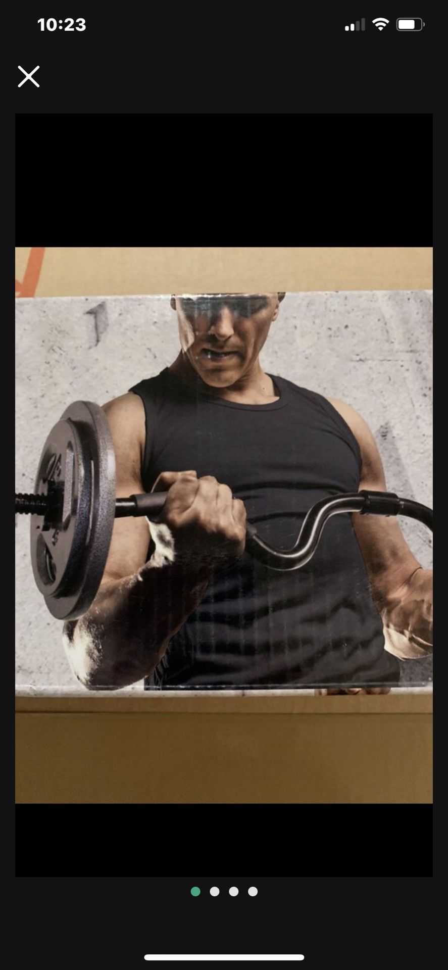 CAP Combo Curl Bar. Holds Standard 1” weights