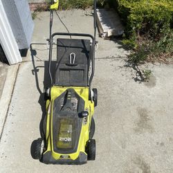 Electric Ryobi lawnmower 40v