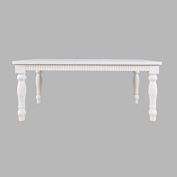 Westport White 72 Rect. Dining Table