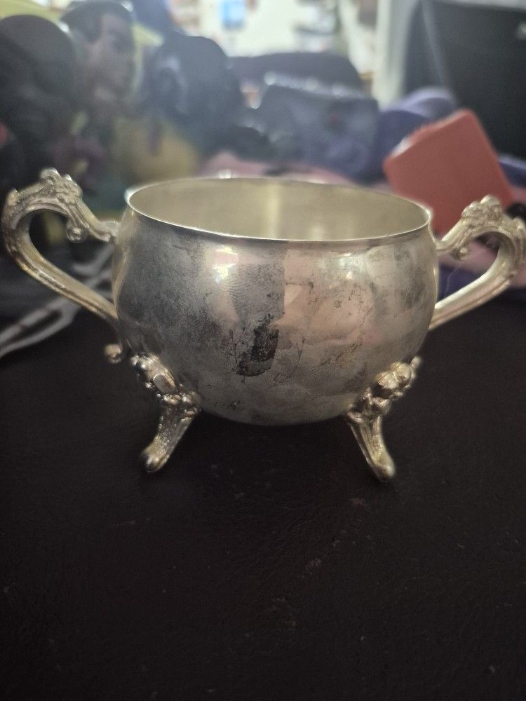 Vintage Silver Sugarbowl