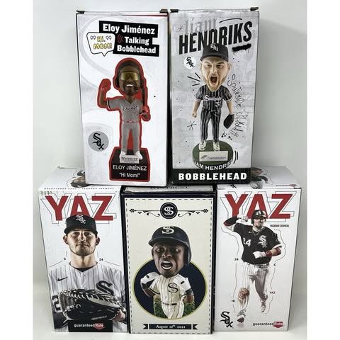 Chicago White Sox Hendriks, Grandal, Anderson & Jimenez Bobblehead Lot