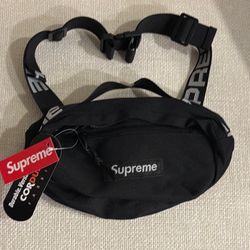 supreme crossbody/waistbag (black)