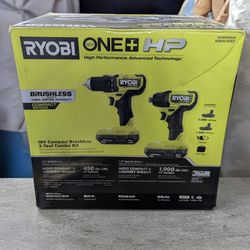 R¥OBI ONE+HP 18V Compact Brushless 2-Tool Combo Kit