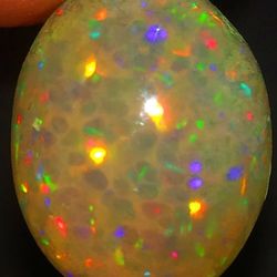 1.65 Cts. 1.65 Cts.  Ethiopian Opal Gemstone Oval Cabachone 
