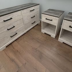 Dresser and Two Nightstands From Ashley Furniture