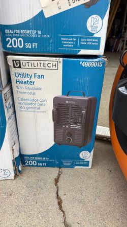 Utility fan heater