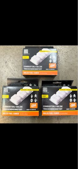 Esbit 1300-Degree Smokeless Solid 14g Fuel Tablets for Backpacking, Camping, and Emergency Prep