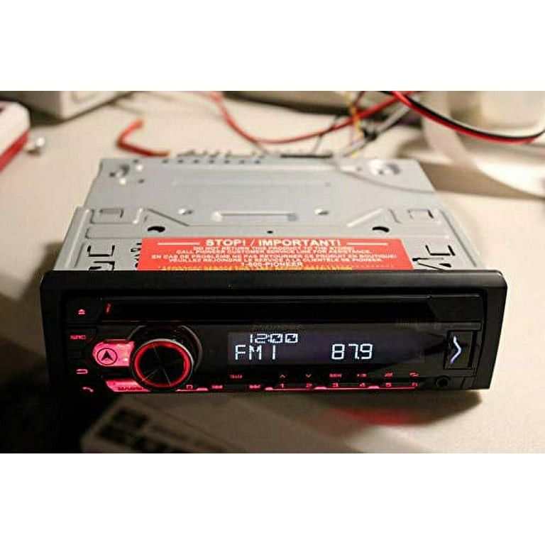 Pioneer DEH-S31BT Single Din Bluetooth Car Stereo CD Receiver, Android and Apple iOS Compatibility