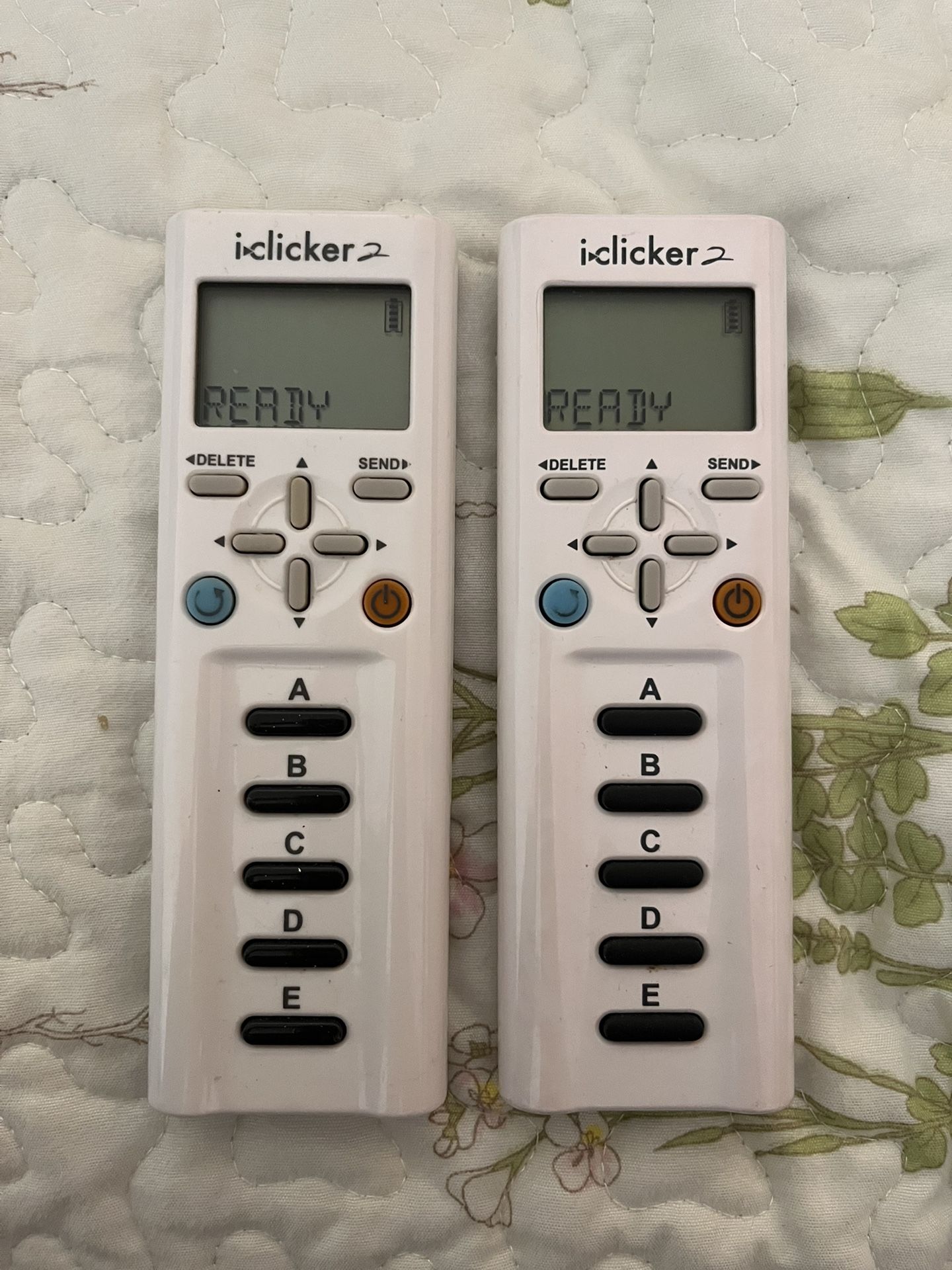 Set of 2 Used iClickers – Great Condition & Ready to Use