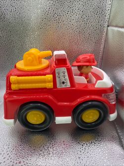New Kid Connection"My First Vehicle"Fire Truck Lights Sirens Tested And Works