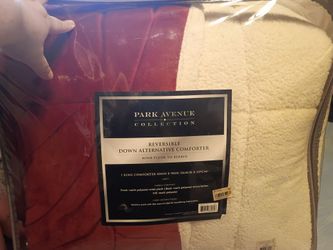 Parks avenue collections reversible down alternative comforter