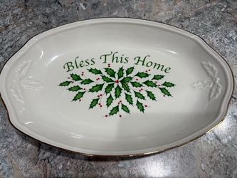Lenox Bless this home tray