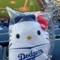 Dodgers Hello Kitty Squishmallow