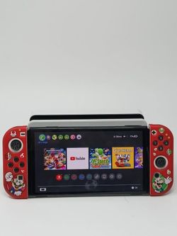 Nintendo Switch OLED - HEG-001 Includes Power Cords, Docking Station & Case (#24453)