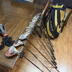 Men’s cobra golf club set complete golf set cobra s3 max irons golf bag 