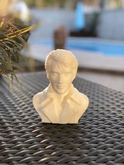 Elvis 3D Printed Bust Sculpture