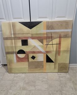Beautiful large 50 by 40 inch wall art. (MUST SELL TODAY)