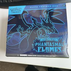 Pokémon TCG Mega Evolution Phantasmal Flames Elite Trainer Box Booster Promo